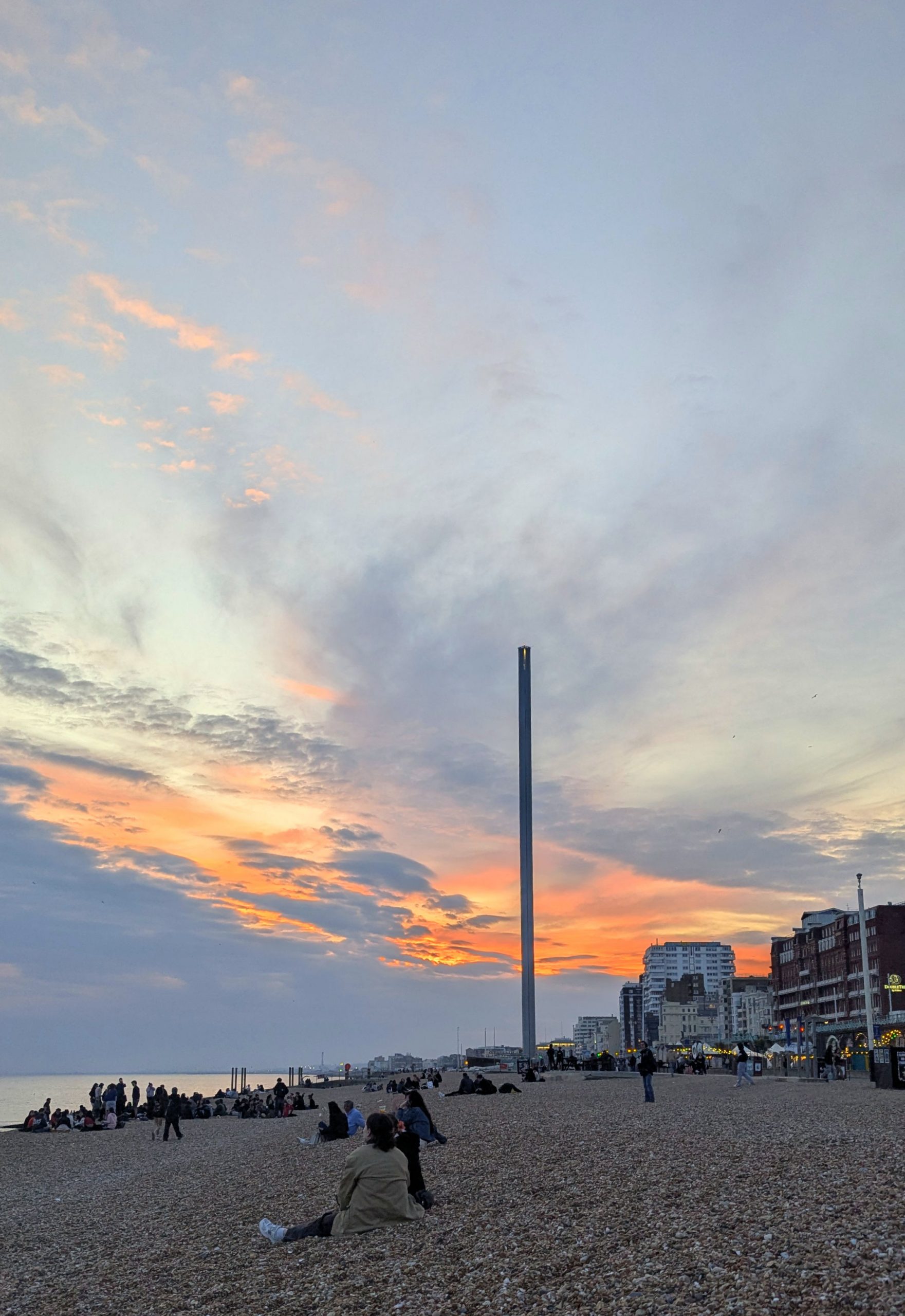 Sitting On The beach Facing West